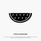 Fruits, Melon, Summer, Water solid Glyph Icon vector