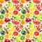 Fruits seamless pattern