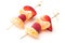 Fruits skewer presentation