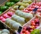 Fruits in a supermarket