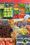 Fruits and vegetable display