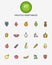 Fruits and Vegetables icons