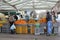 Fruits And Vegetables market in Foggia, Italy