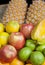 Fruits in woody tray