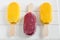 Fruity popsicle sticks