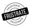 Frustrate rubber stamp