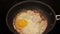 Frying egg