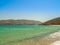 Ftelia beach in Mykonos aegean sea in Greece