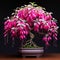 Fuchsia Bonsai: A Detailed Petal Masterpiece In Zbrush Style