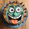 Fudge Face Cake: Cricket Theme With Durk And Gritty Inspired Design