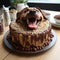 Fudge Face Dog Cake: A Deliciously Detailed And Humorous Dessert