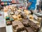 Fudge varieties at Dylan\'s Candy Bar, New York City