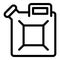 Fuel canister icon, outline style