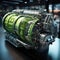 Fuel-efficient technologies featured in a hybrid engine