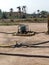 Fuel farm on a base in Iraq