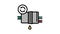 fuel filter replacement color icon animation