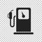 Fuel gas station icon. Car petrol pump flat illustration