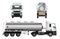 Fuel gas tanker truck