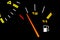 Fuel gauge.