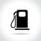 Fuel icon on white background