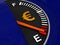 Fuel meter with euro sign