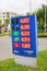 Fuel prices board