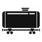 Fuel tank wagon icon simple vector. City passenger