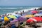 FUENGIROLA, ANDALUCIA/SPAIN - JULY 4 : People Enjoying the Beach