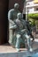 FUENGIROLA, ANDALUCIA/SPAIN - MAY 24 : Statues and Fountain in P