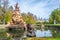 Fuente de la fama fountain in garden of la Granja de San Ildefonso in Spain