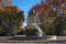 Fuente de los Galapagos in park Retiro, Madrid, Spain