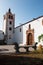 Fuerteventura, Canary Islands, Spain, church, Betancuria, bell tower, architecture, stone, village, cathedral