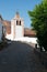 Fuerteventura, Canary Islands, Spain, church, Betancuria, bell tower, architecture, stone, village, cathedral