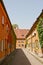 Fuggerei neighbourhood, Augsburg, Bayern, Germany