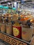 FUJAIRAH, UNITED ARAB EMIRATES - NOV 6th, 2017: Colorful spices on the traditional arabian souk market in Dubai