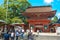 Fuji Hongu Sengen Taisha Shrine in Shizuoka, Japan. This shrine is located in close to Mt. Fuji, Japan and very popular among tour