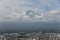 Fuji mountain with city view landmark of Japan