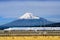 Fuji Mountain and Shinkansen Bullet Train