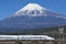 Fuji Mountain and Shinkansen Bullet Train