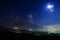 Fuji Panoramadai viewpoint at night