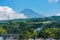 Fuji San Mountain view from the shinkansen train