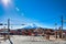 Fujiyama, Japan â€“ November 12, 2019: Waiting Lounge At Fujiyama Bus Station Near Lake Kawaguchiko As One of The Famous Tourists