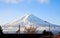 Fujiyama mount in winter season