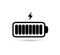 Full battery line icon vector