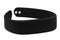 A full black rubber smart watch wrist band