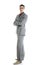 Full body young formal businessman portrait