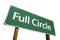 Full Circle road sign