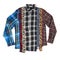 full color costume flannel shirt.