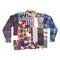 full color costume flannel shirt.