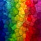 Full colors spectrum rainbow balls vertically striped pattern background